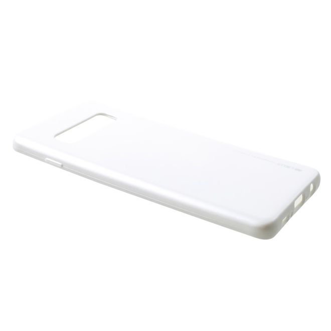 Goospery - Samsung Galaxy A71 Handy Hülle - TPU Soft Case - i Jelly Metal Series - silber