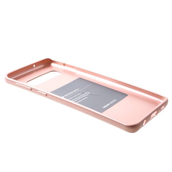 Goospery - Samsung Galaxy A71 Handy Hülle - TPU Soft Case - i Jelly Metal Series - rosegold