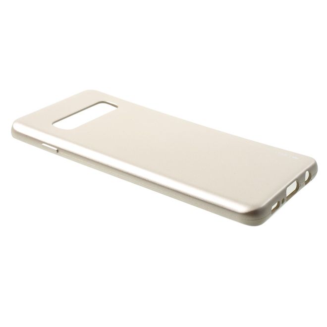 Goospery - Samsung Galaxy A50 Handy Hülle - TPU Soft Case - i Jelly Metal Series - gold