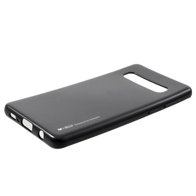 Goospery - Samsung Galaxy S20+ Handy Hülle - TPU Soft Case - i Jelly Metal Series - schwarz
