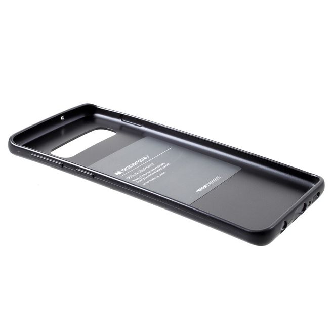 Goospery - Samsung Galaxy S20+ Handy Hülle - TPU Soft Case - i Jelly Metal Series - schwarz