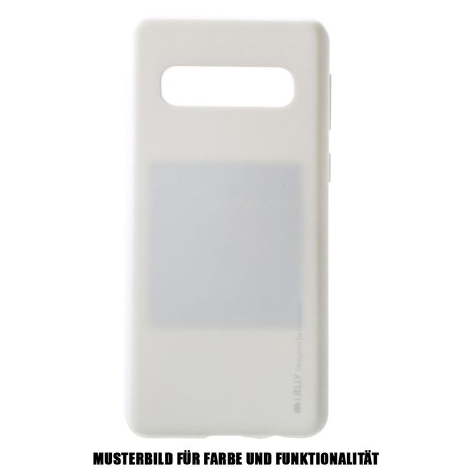 Goospery - Samsung Galaxy S20+ Handy Hülle - TPU Soft Case - i Jelly Metal Series - silber