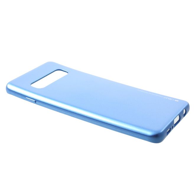 Goospery - Samsung Galaxy S20 Ultra Handy Hülle - TPU Soft Case - i Jelly Metal Series - blau