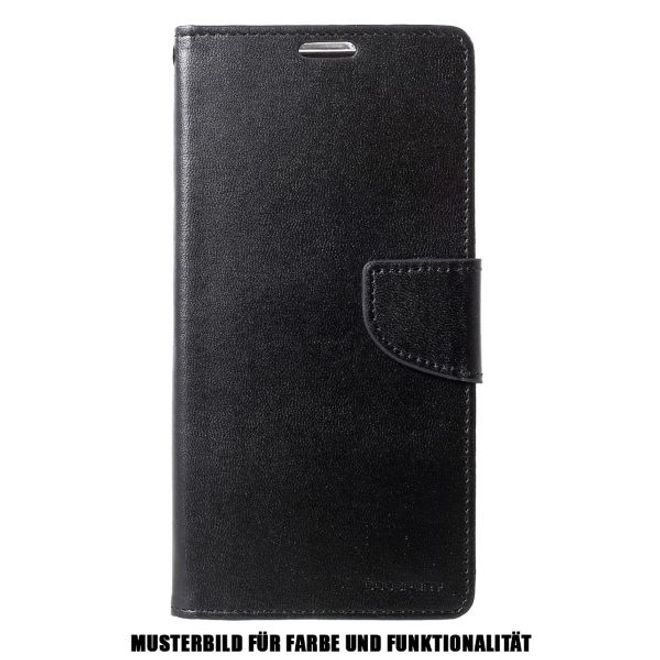 Goospery - Samsung Galaxy S20+ Hülle - Leder Bookcover - Bravo Diary Series - schwarz