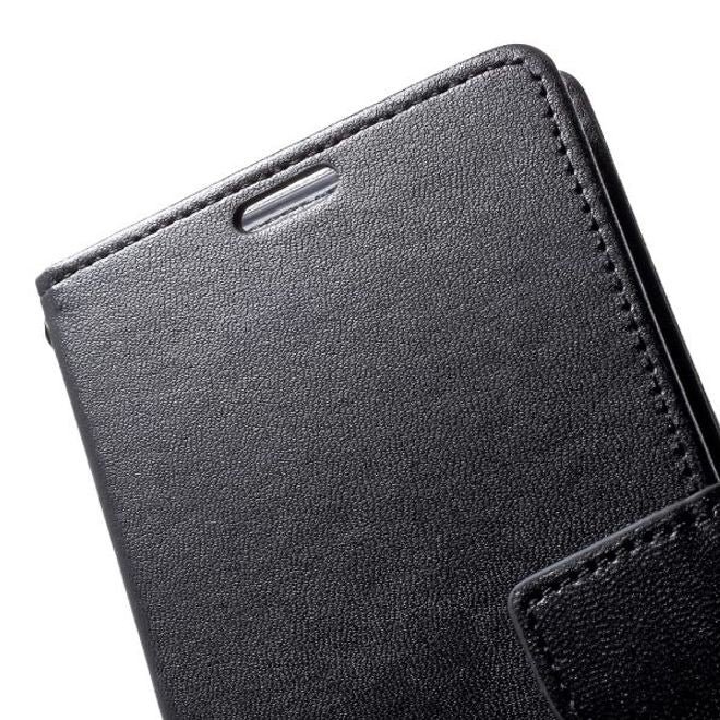 Goospery - Samsung Galaxy S20+ Hülle - Leder Bookcover - Bravo Diary Series - schwarz