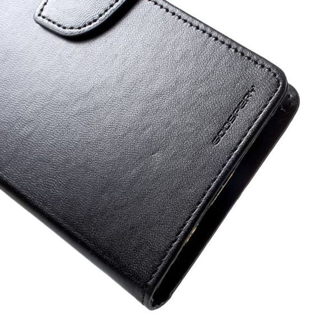 Goospery - Samsung Galaxy S20+ Hülle - Leder Bookcover - Bravo Diary Series - schwarz