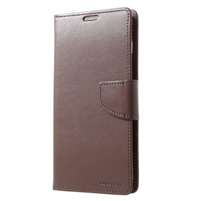 Goospery - Samsung Galaxy S20+ Hülle - Leder Bookcover - Bravo Diary Series - braun