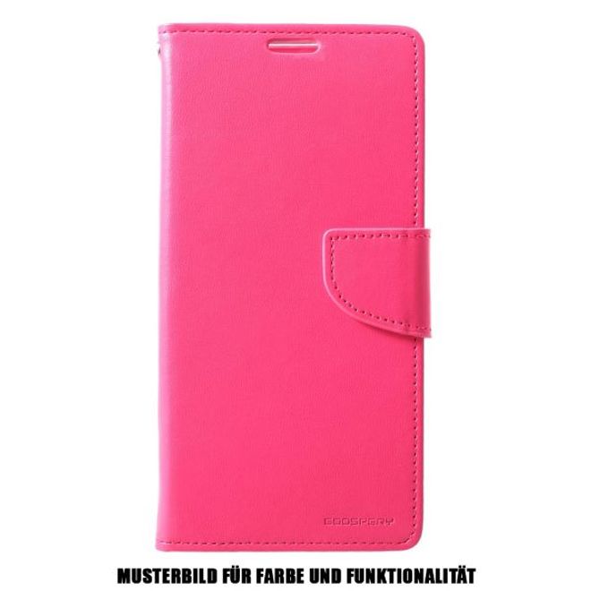 Goospery - Samsung Galaxy S20+ Hülle - Leder Bookcover - Bravo Diary Series - rosa