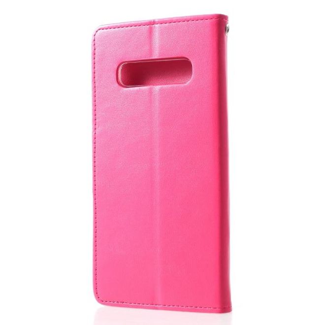 Goospery - Samsung Galaxy S20+ Hülle - Leder Bookcover - Bravo Diary Series - rosa