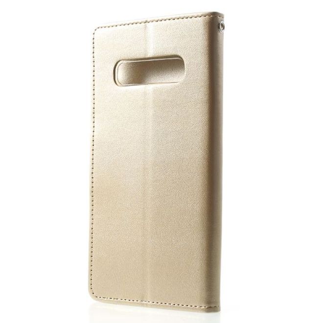 Goospery - Samsung Galaxy S20+ Hülle - Leder Bookcover - Bravo Diary Series - gold