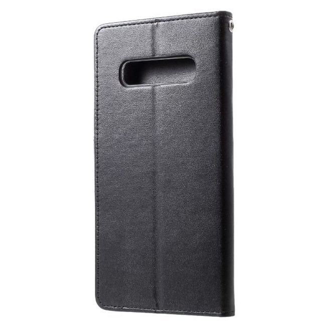 Goospery - Samsung Galaxy S20 Hülle - Leder Bookcover - Bravo Diary Series - schwarz