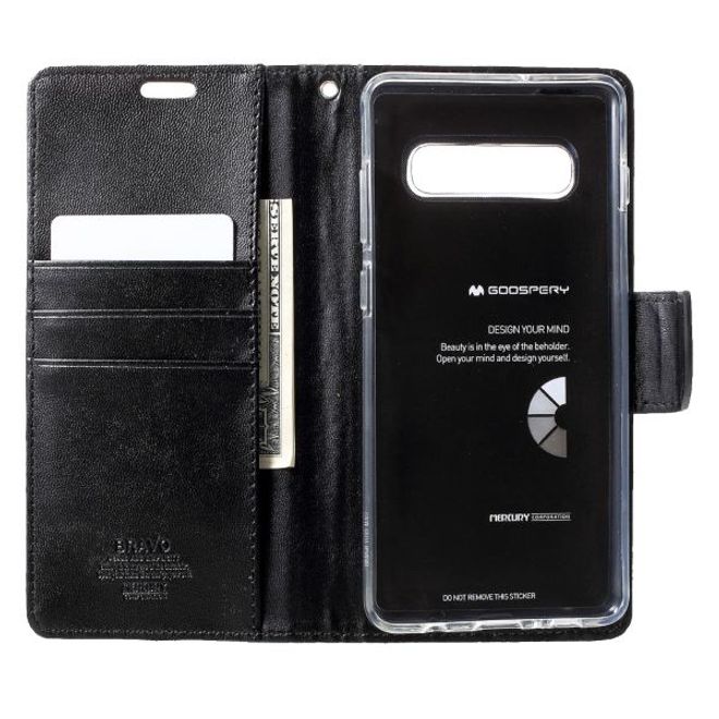 Goospery - Samsung Galaxy S20 Hülle - Leder Bookcover - Bravo Diary Series - schwarz