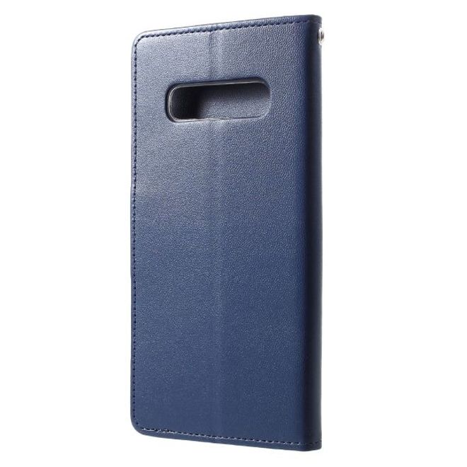 Goospery - Samsung Galaxy S20 Hülle - Leder Bookcover - Bravo Diary Series - navy