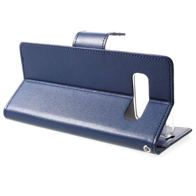 Goospery - Samsung Galaxy S20 Hülle - Leder Bookcover - Bravo Diary Series - navy