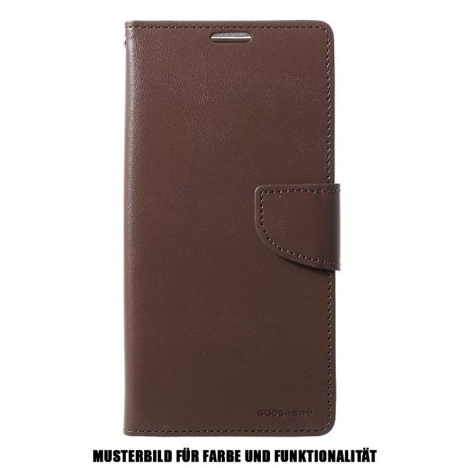 Goospery - Samsung Galaxy S20 Hülle - Leder Bookcover - Bravo Diary Series - braun