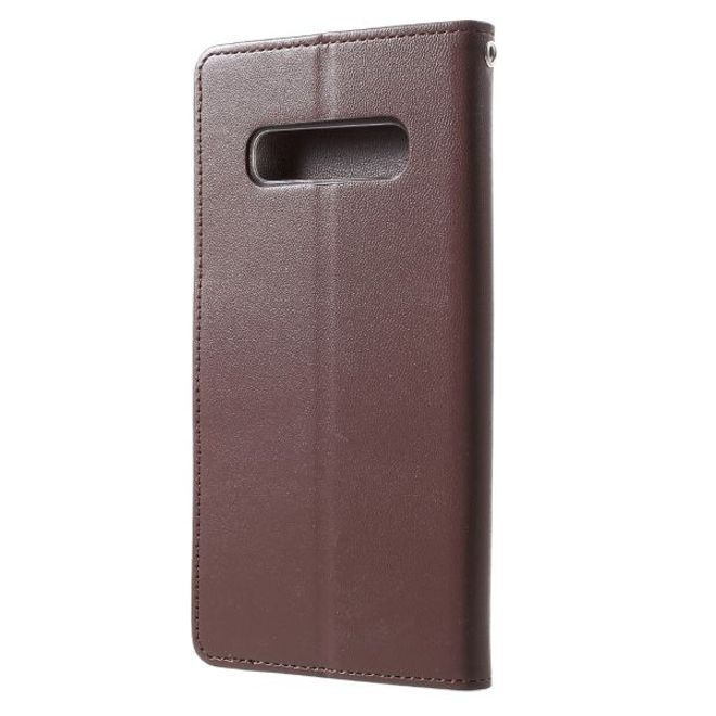 Goospery - Samsung Galaxy S20 Hülle - Leder Bookcover - Bravo Diary Series - braun