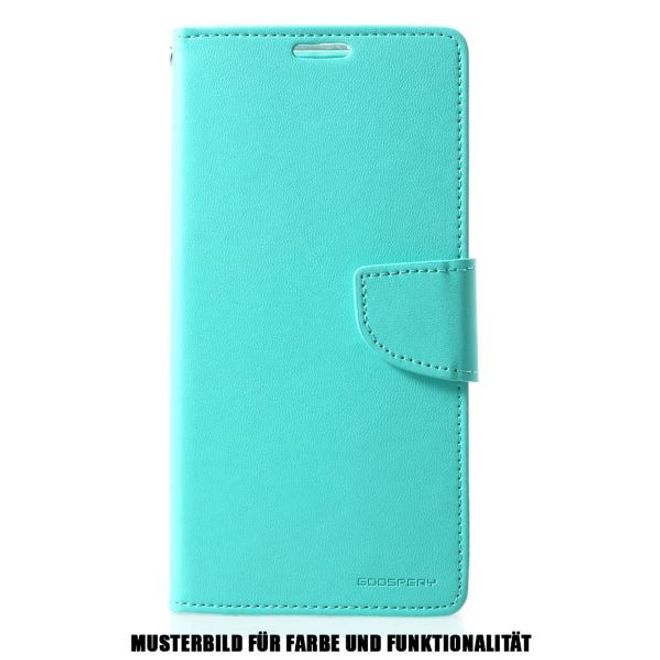 Goospery - Samsung Galaxy S20 Hülle - Leder Bookcover - Bravo Diary Series - mint
