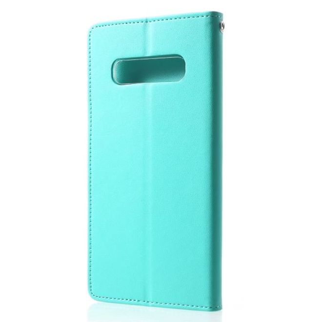 Goospery - Samsung Galaxy S20 Hülle - Leder Bookcover - Bravo Diary Series - mint
