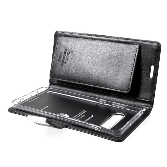 Goospery - Samsung Galaxy S20+ Hülle - Leder Bookcover - Rich Diary Series - schwarz