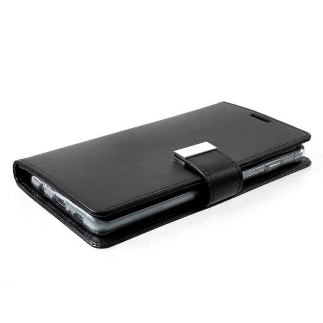 Goospery - Samsung Galaxy S20 Hülle - Leder Bookcover - Rich Diary Series - schwarz