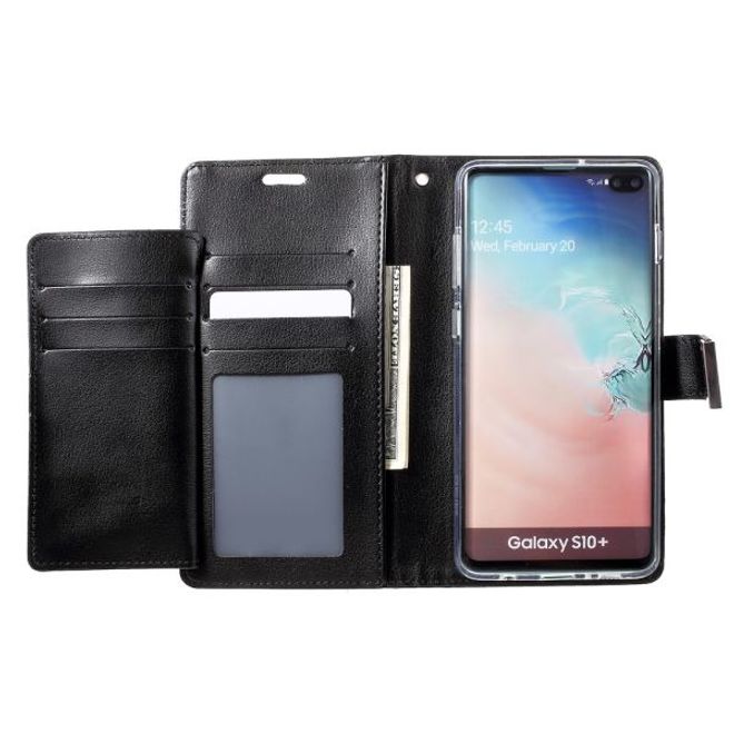 Goospery - Samsung Galaxy S20 Hülle - Leder Bookcover - Rich Diary Series - schwarz