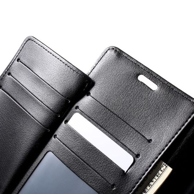 Goospery - Samsung Galaxy S20 Hülle - Leder Bookcover - Rich Diary Series - schwarz