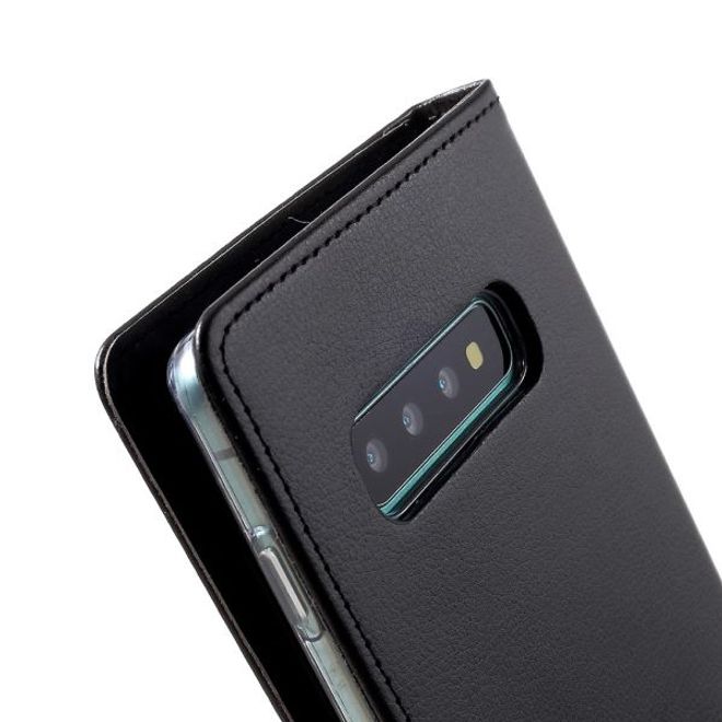 Goospery - Samsung Galaxy S20 Ultra Hülle - Leder Bookcover - Rich Diary Series - schwarz