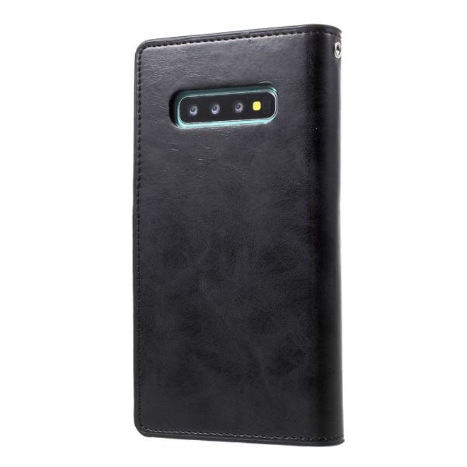 Goospery - Samsung Galaxy S20+ Hülle - Leder Bookcover - Mansoor Diary Series - schwarz