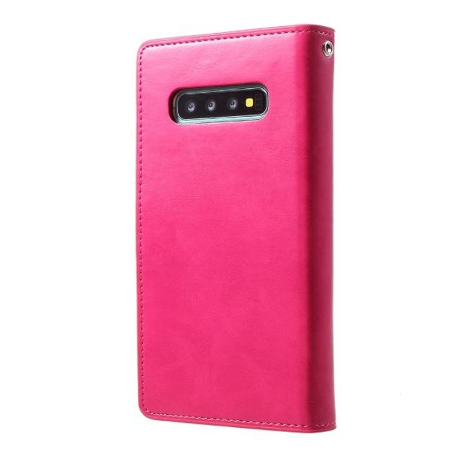 Goospery - Samsung Galaxy S20 Hülle - Leder Bookcover - Mansoor Diary Series - rosa