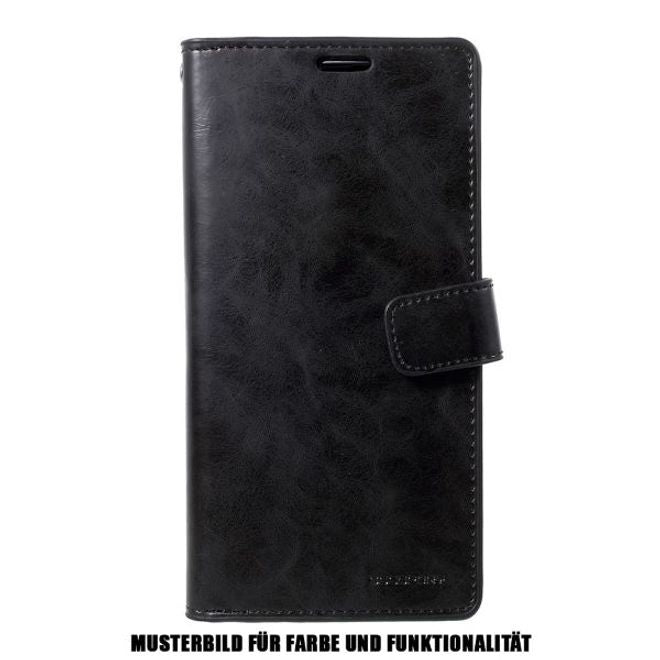 Goospery - Samsung Galaxy S20 Ultra Hülle - Leder Bookcover - Mansoor Diary Series - schwarz