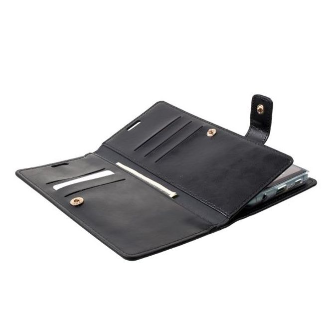 Goospery - Samsung Galaxy S20 Ultra Hülle - Leder Bookcover - Mansoor Diary Series - schwarz