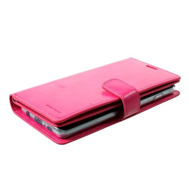 Goospery - Samsung Galaxy S20 Ultra Hülle - Leder Bookcover - Mansoor Diary Series - rosa