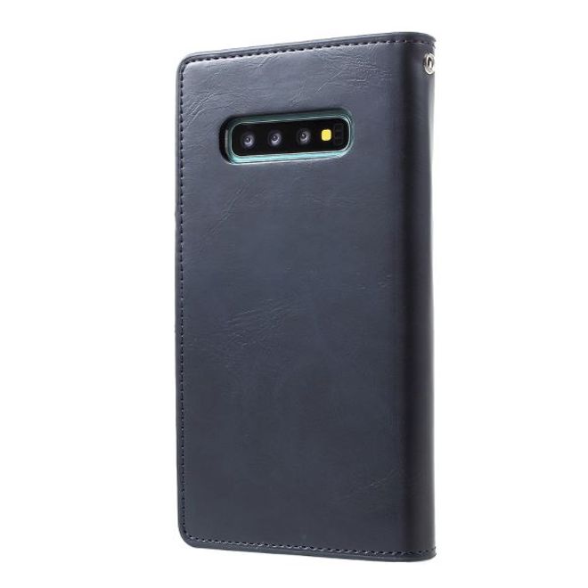 Goospery - Samsung Galaxy S20 Ultra Hülle - Leder Bookcover - Mansoor Diary Series - navy