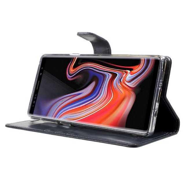 Goospery - Samsung Galaxy A90 5G Hülle - Leder Bookcover - Bluemoon Diary Series - navy