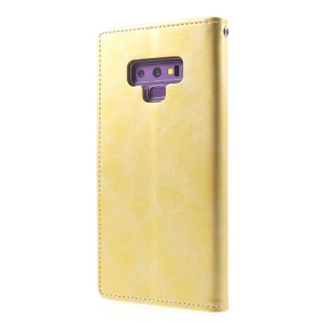 Goospery - Samsung Galaxy S20+ Hülle - Leder Bookcover - Bluemoon Diary Series - gold