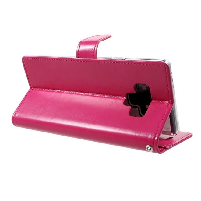 Goospery - Samsung Galaxy S20+ Hülle - Leder Bookcover - Bluemoon Diary Series - rosa