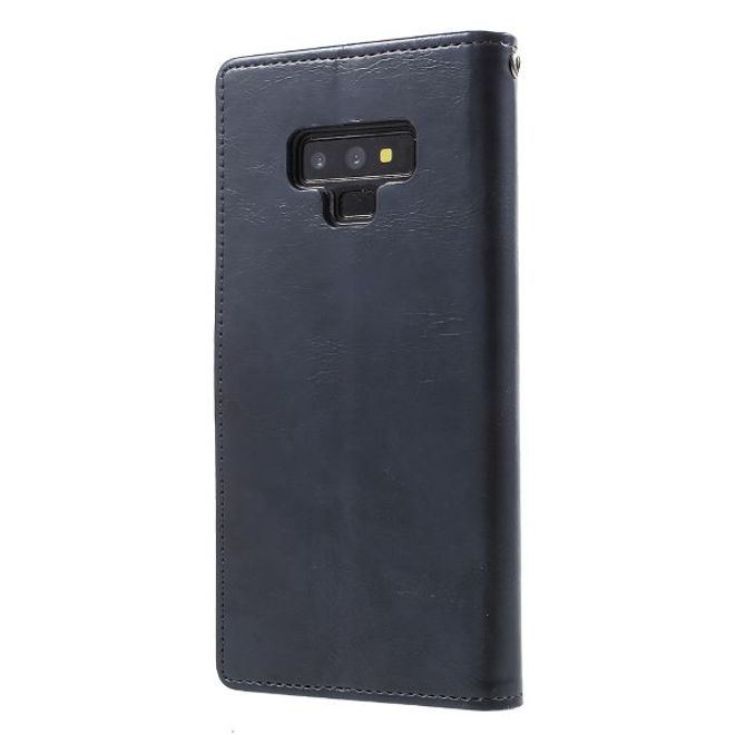 Goospery - Samsung Galaxy S20+ Hülle - Leder Bookcover - Bluemoon Diary Series - navy