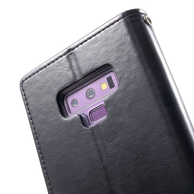 Goospery - Samsung Galaxy S20 Hülle - Leder Bookcover - Bluemoon Diary Series - schwarz