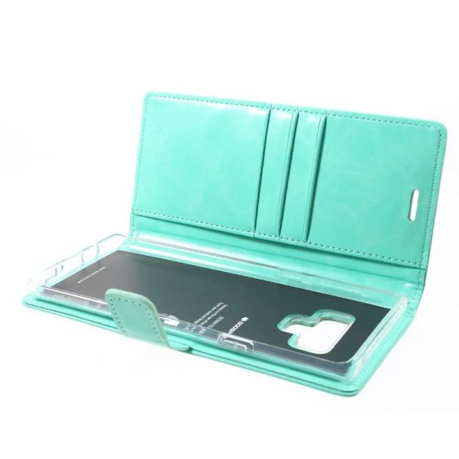 Goospery - Samsung Galaxy S20 Hülle - Leder Bookcover - Bluemoon Diary Series - mint