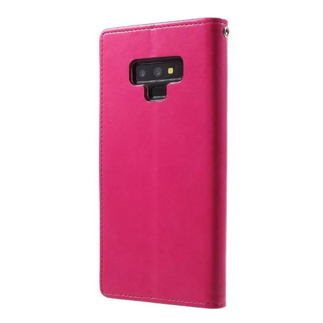 Goospery - Samsung Galaxy S20 Ultra Hülle - Leder Bookcover - Bluemoon Diary Series - rosa