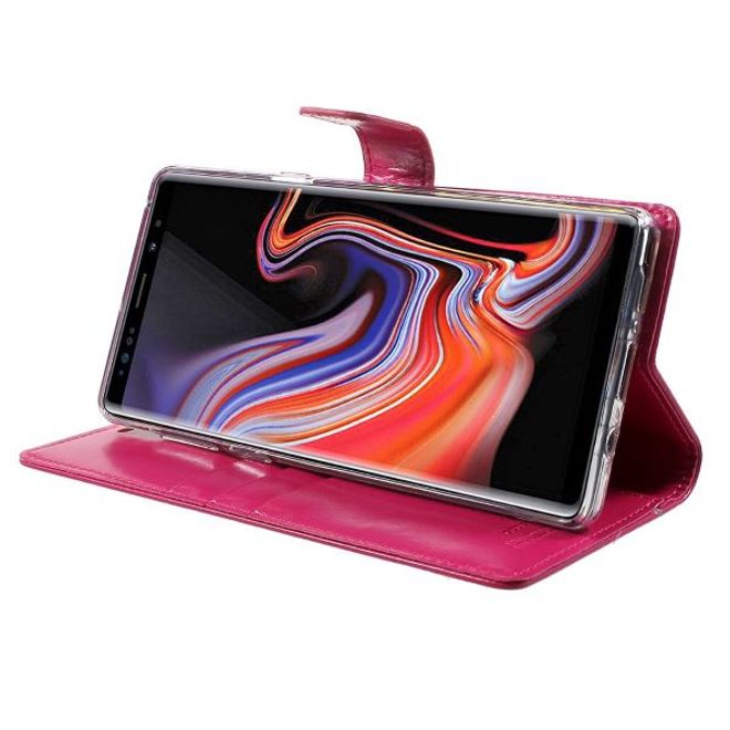 Goospery - Samsung Galaxy S20 Ultra Hülle - Leder Bookcover - Bluemoon Diary Series - rosa