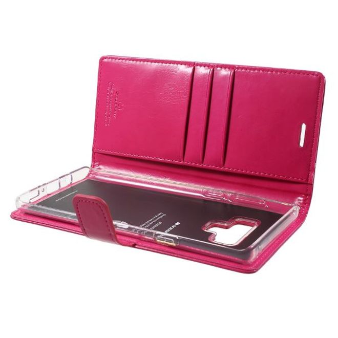 Goospery - Samsung Galaxy S20 Ultra Hülle - Leder Bookcover - Bluemoon Diary Series - rosa