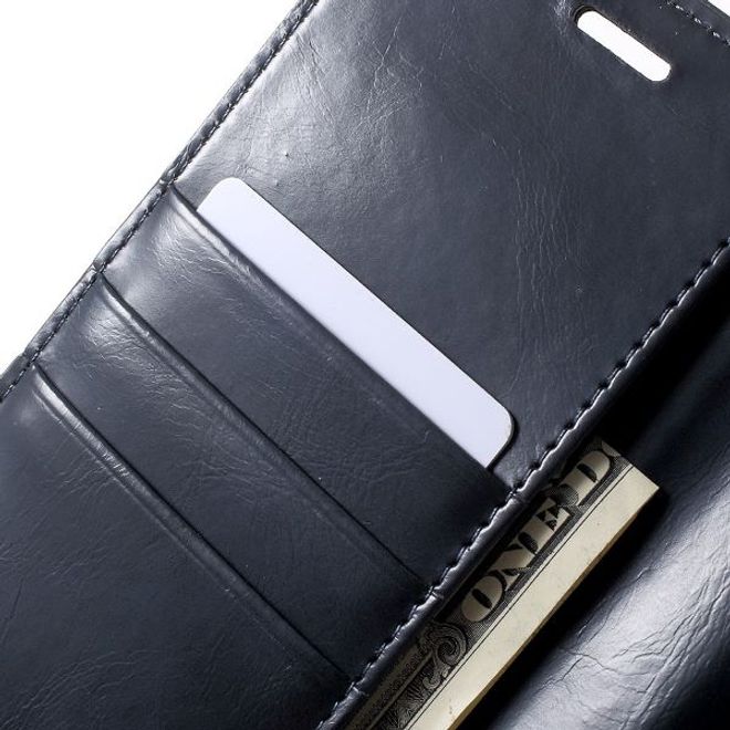 Goospery - Samsung Galaxy S20 Ultra Hülle - Leder Bookcover - Bluemoon Diary Series - navy