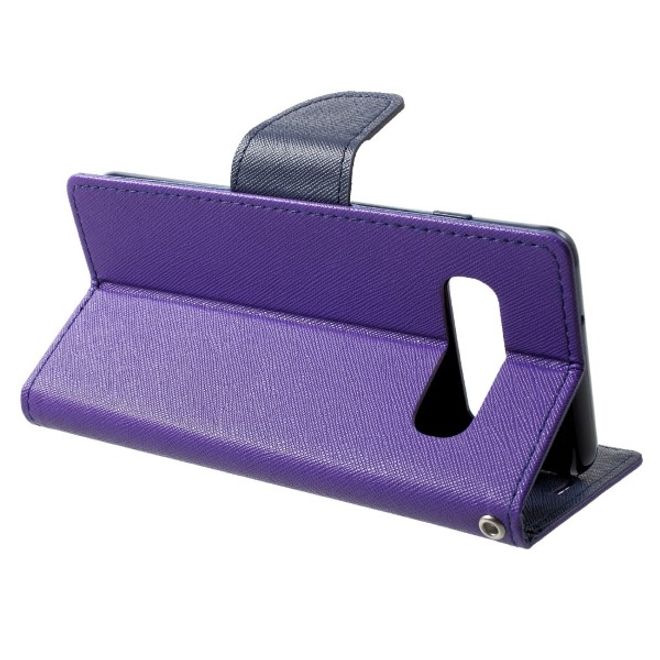 Goospery - Samsung Galaxy S20+ Hülle - Handy Bookcover - Fancy Diary Series - purpur/navy