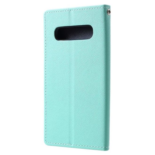 Goospery - Samsung Galaxy S20 Hülle - Handy Bookcover - Fancy Diary Series - mint/navy