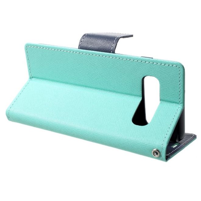 Goospery - Samsung Galaxy S20 Ultra Hülle - Handy Bookcover - Fancy Diary Series - mint/navy