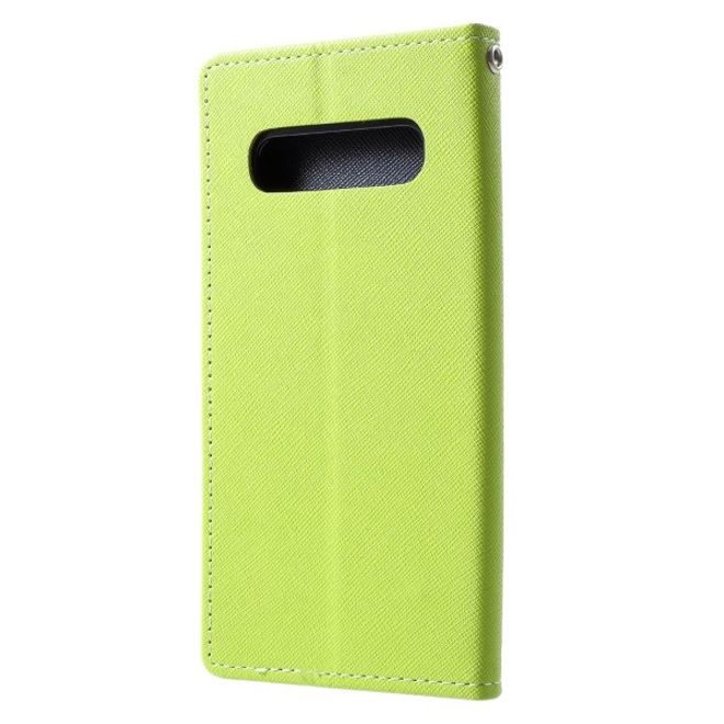 Goospery - Samsung Galaxy S20 Ultra Hülle - Handy Bookcover - Fancy Diary Series - lime/navy