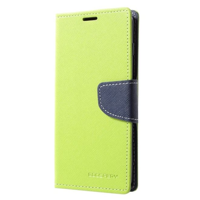 Goospery - Samsung Galaxy S20 Ultra Hülle - Handy Bookcover - Fancy Diary Series - lime/navy
