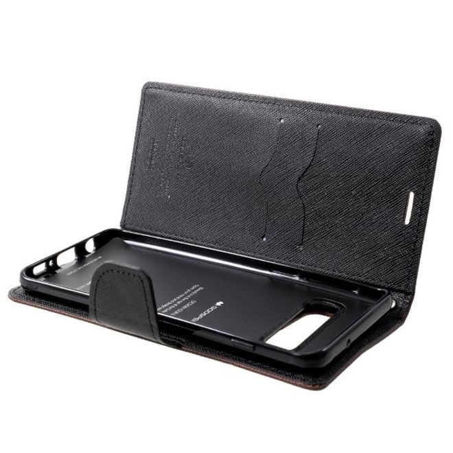 Goospery - Samsung Galaxy S20 Ultra Hülle - Handy Bookcover - Fancy Diary Series - braun/schwarz