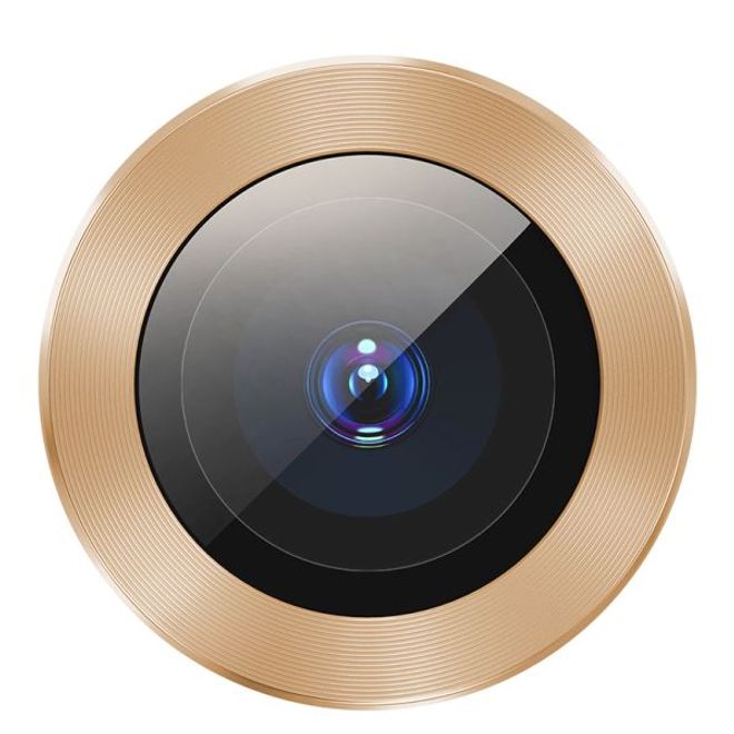 Baseus - iPhone 11 Pro / 11 Pro Max Kameraschutz - 3 Ultradünne Schutzfilme & Ringe - gold